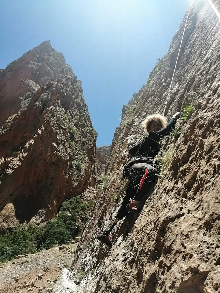 Via ferrata.